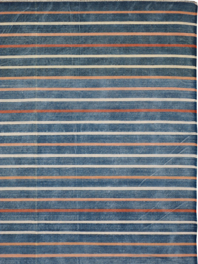 Vintage Flat-weave Dhurrie, No.17792 - Galerie Shabab