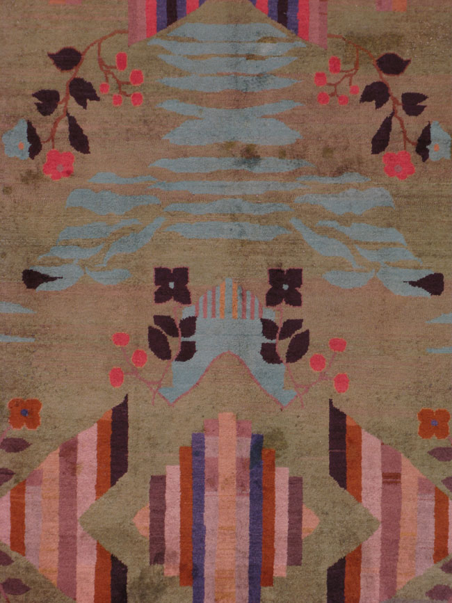 Vintage Art Deco Rug, No.17793 - Galerie Shabab