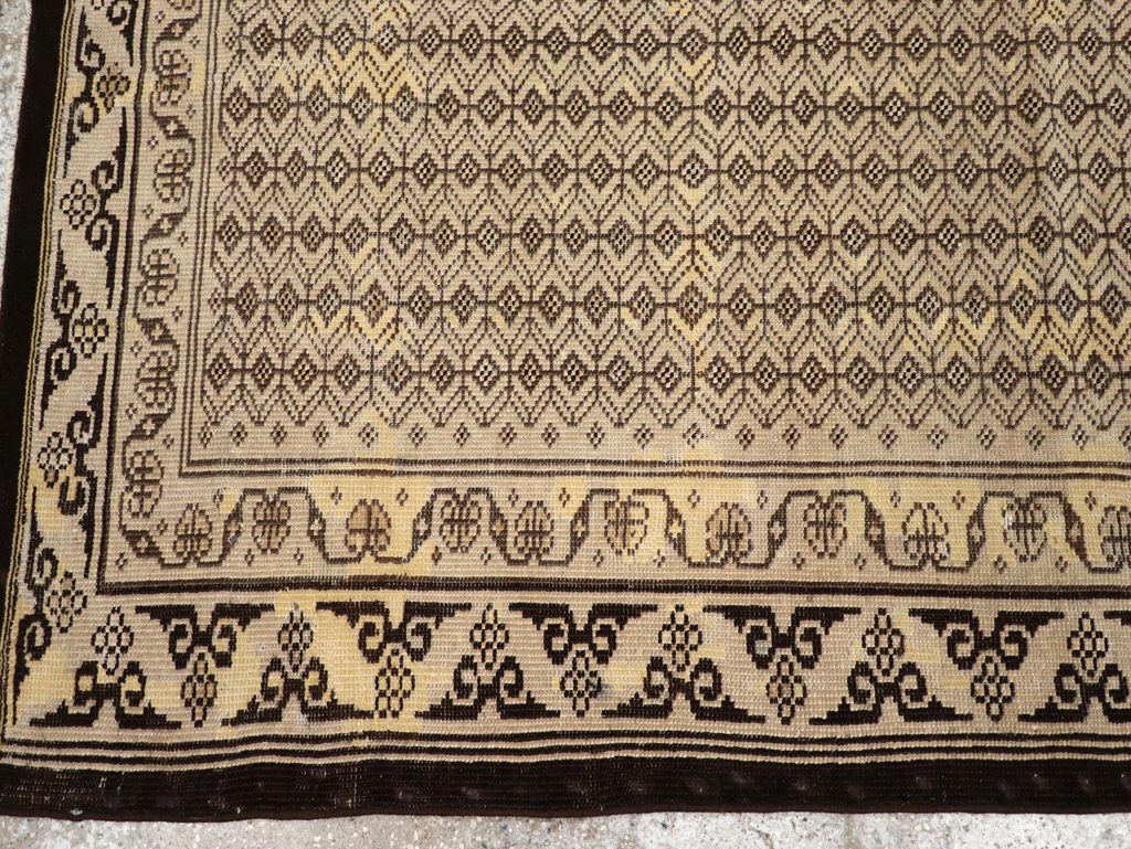 Vintage Indian Agra Rug, No.17800 - Galerie Shabab