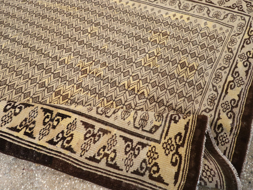 Vintage Indian Agra Rug, No.17800 - Galerie Shabab