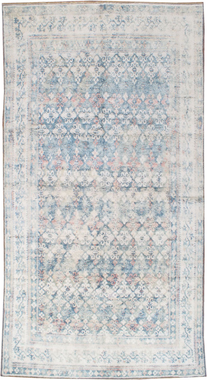 Antique Indian Cotton Agra Carpet, No.17804 - Galerie Shabab