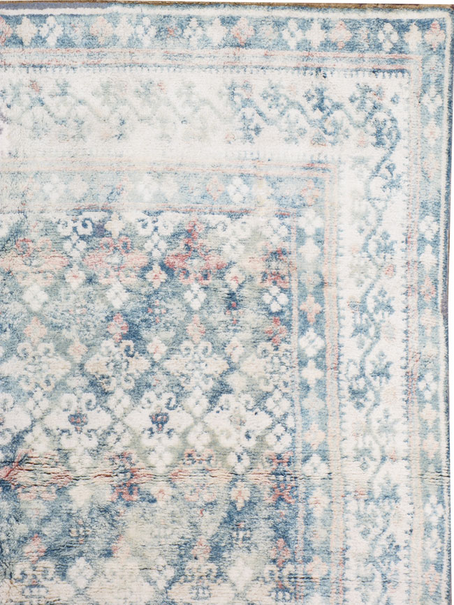 Antique Indian Cotton Agra Carpet, No.17804 - Galerie Shabab