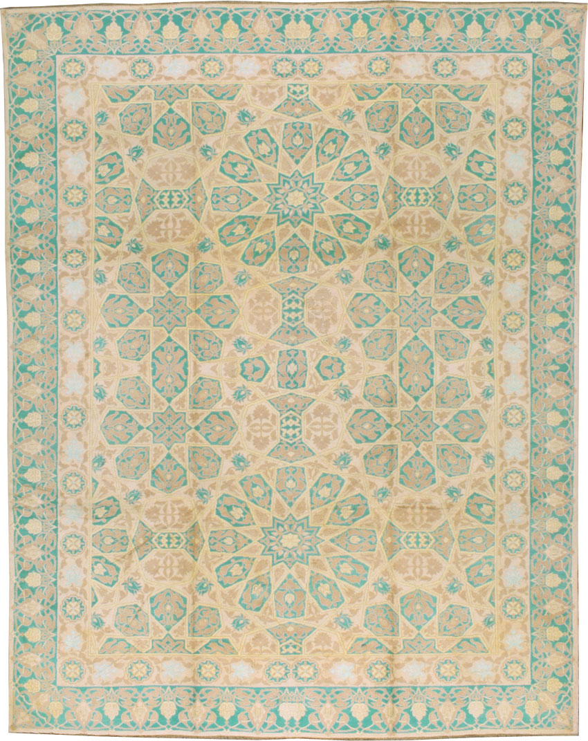 Antique Indian Cotton Agra Carpet, No.17806 - Galerie Shabab