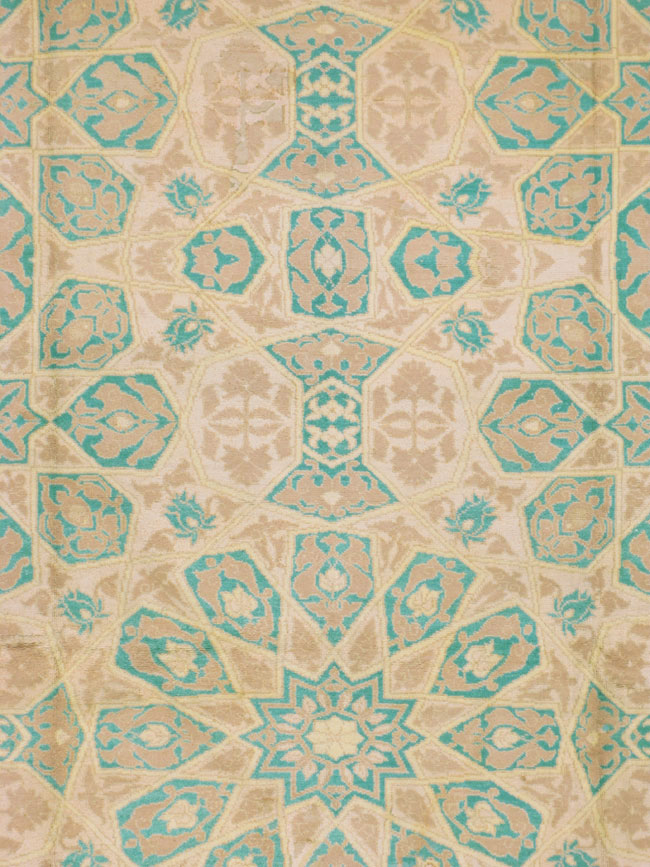 Antique Indian Cotton Agra Carpet, No.17806 - Galerie Shabab