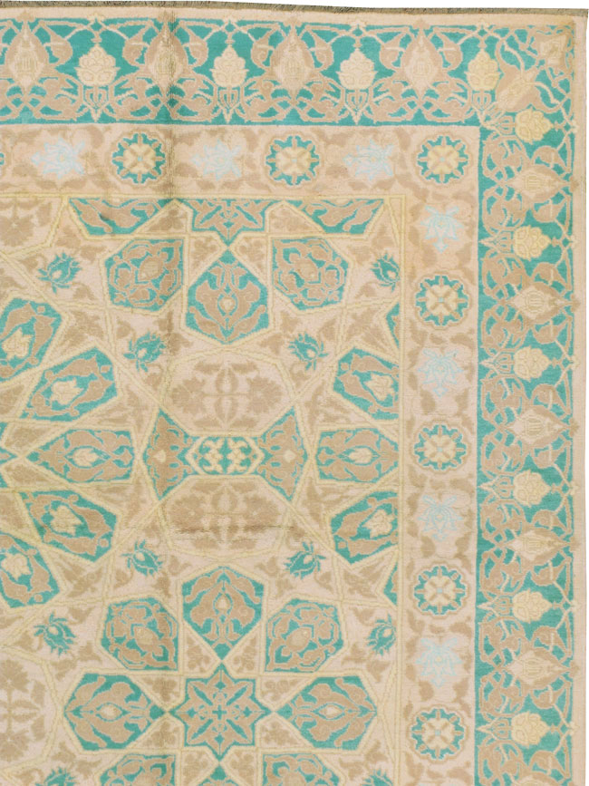 Antique Indian Cotton Agra Carpet, No.17806 - Galerie Shabab