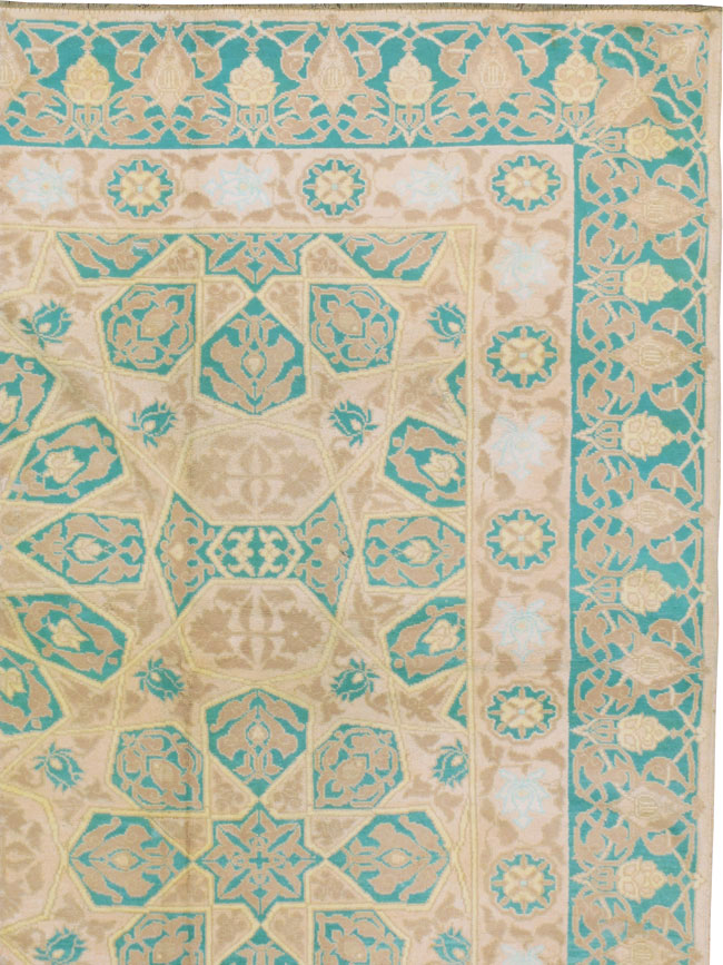 Antique Indian Cotton Agra Carpet, No.17806 - Galerie Shabab