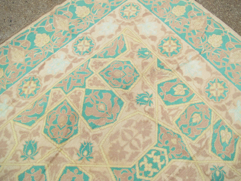 Antique Indian Cotton Agra Carpet, No.17806 - Galerie Shabab