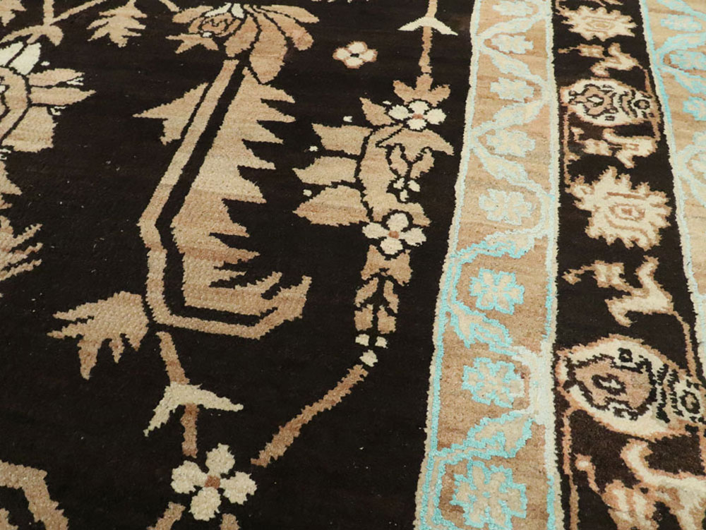 Vintage Indian Cotton Agra Carpet, No.17808 - Galerie Shabab