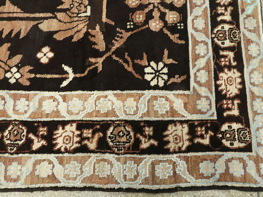Vintage Indian Cotton Agra Carpet, No.17808 - Galerie Shabab