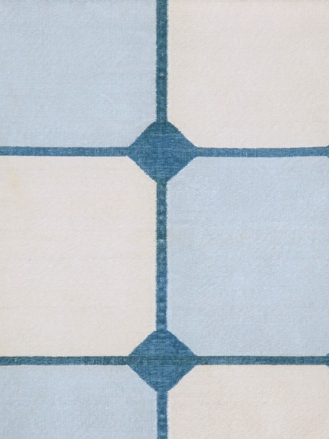 Vintage Indian Flat-weave Dhurrie, No.17810 - Galerie Shabab