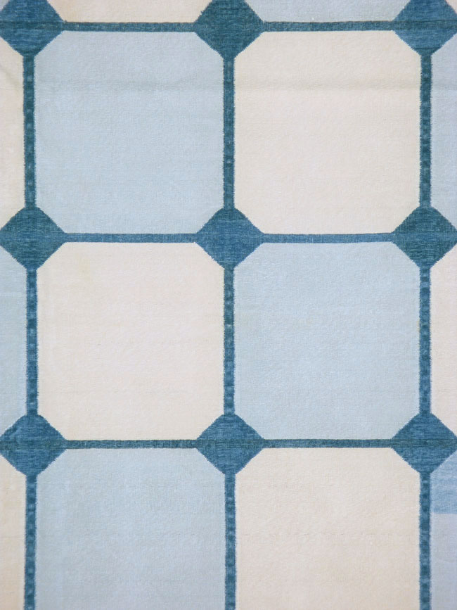 Vintage Indian Flat-weave Dhurrie, No.17810 - Galerie Shabab