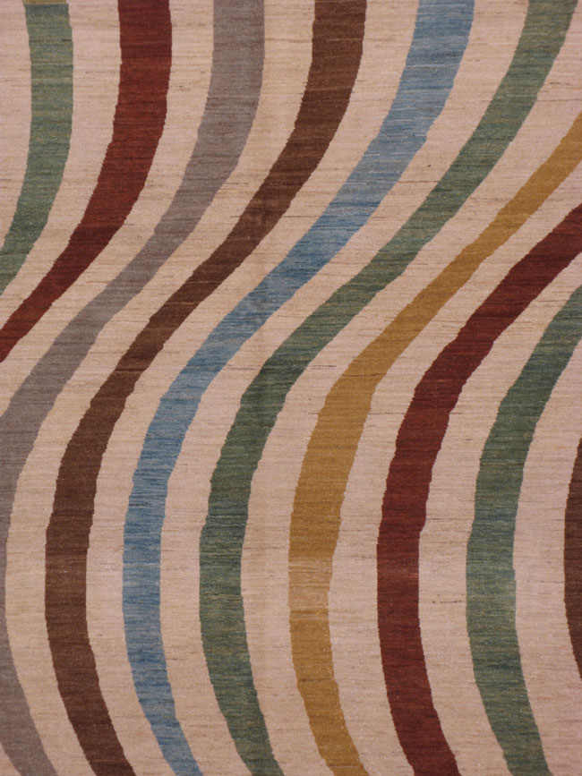 Modernist Persian Tabriz Carpet, No.17826 - Galerie Shabab