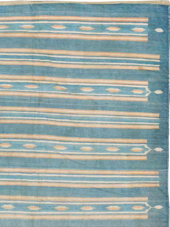 Vintage Indian Flat-weave Dhurrie, No.17857 - Galerie Shabab