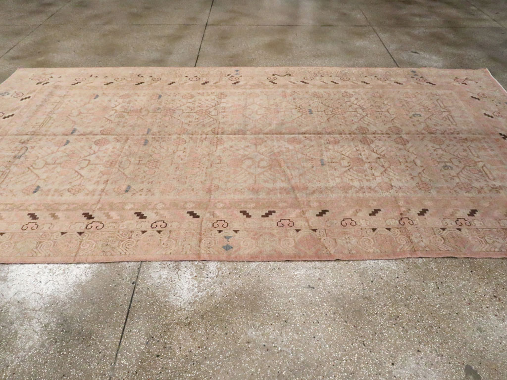 Vintage East Turkestan Khotan Carpet, No.17858 - Galerie Shabab