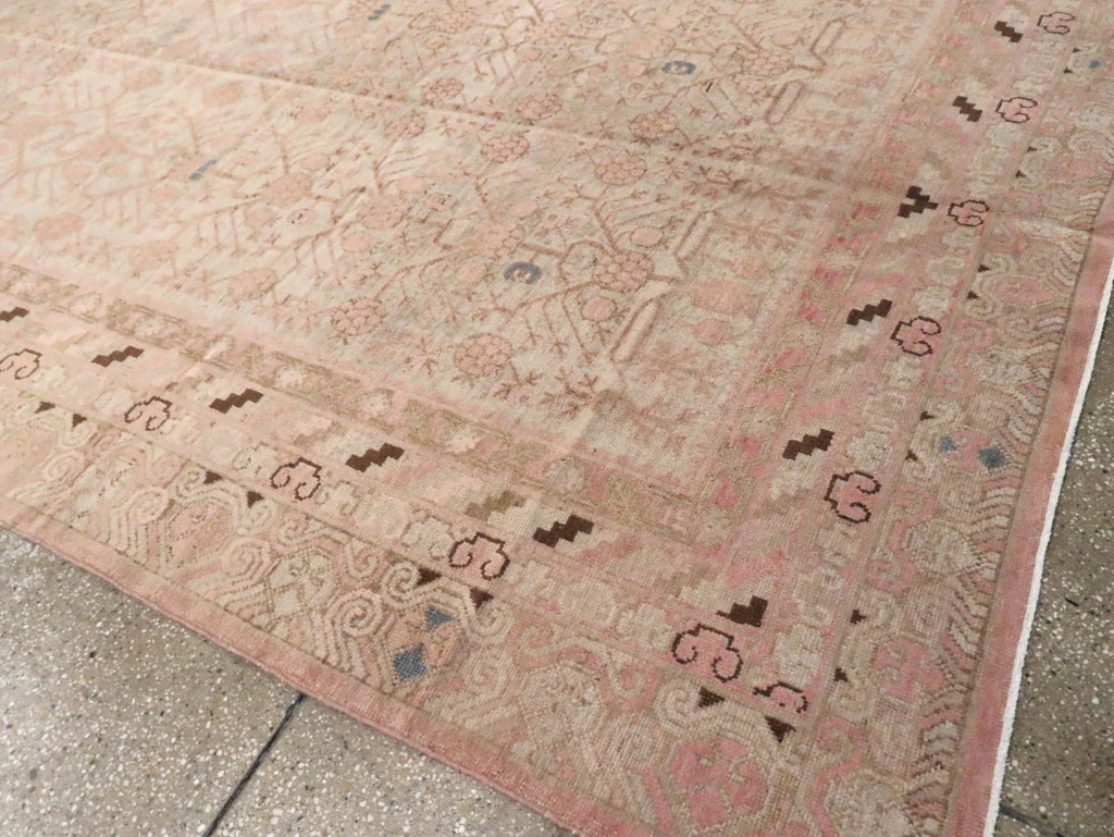 Vintage East Turkestan Khotan Carpet, No.17858 - Galerie Shabab