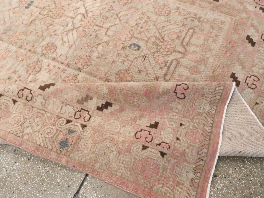 Vintage East Turkestan Khotan Carpet, No.17858 - Galerie Shabab