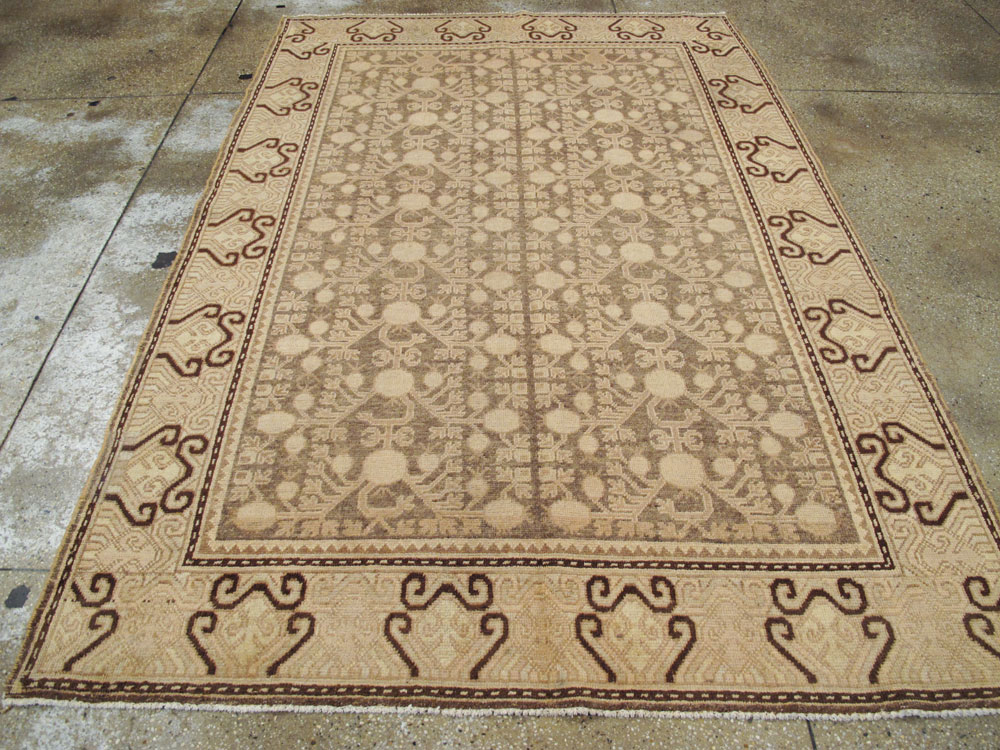 Antique East Turkestan Khotan Carpet, No.17862 - Galerie Shabab