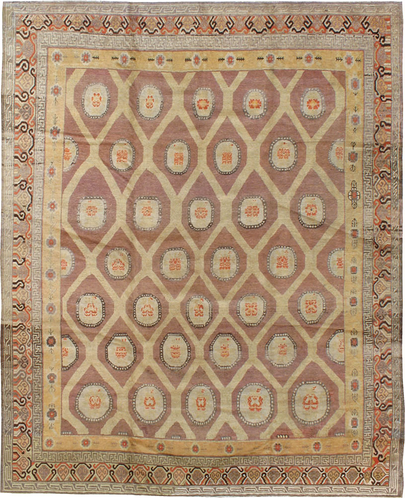 Antique Khotan Carpet, No.17864 - Galerie Shabab
