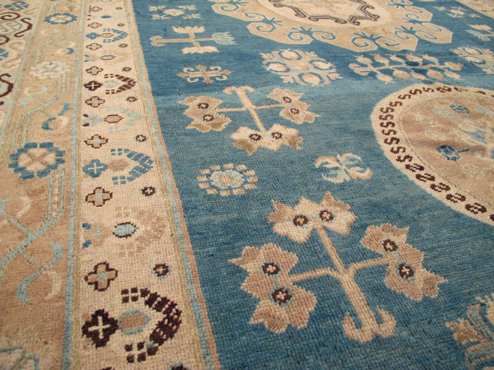 Antique East Turkestan Khotan Carpet, No.17869 - Galerie Shabab