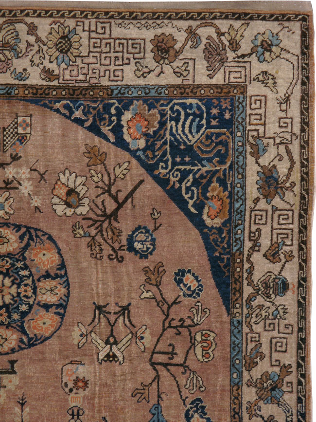Antique Khotan Carpet, No.17872 - Galerie Shabab