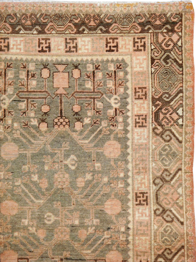 Vintage East Turkestan Khotan Gallery Carpet, No.17880 - Galerie Shabab