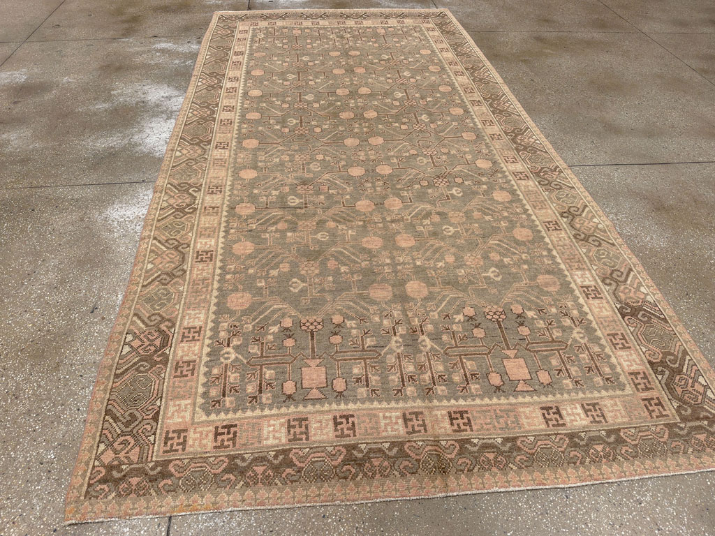 Vintage East Turkestan Khotan Gallery Carpet, No.17880 - Galerie Shabab