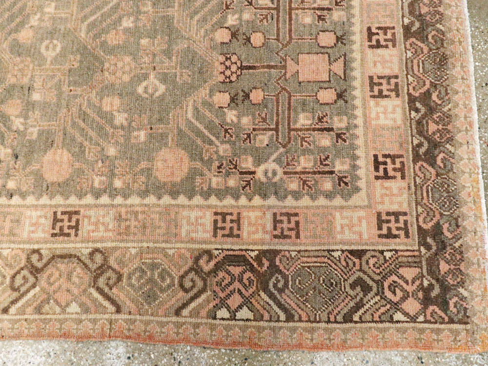 Vintage East Turkestan Khotan Gallery Carpet, No.17880 - Galerie Shabab