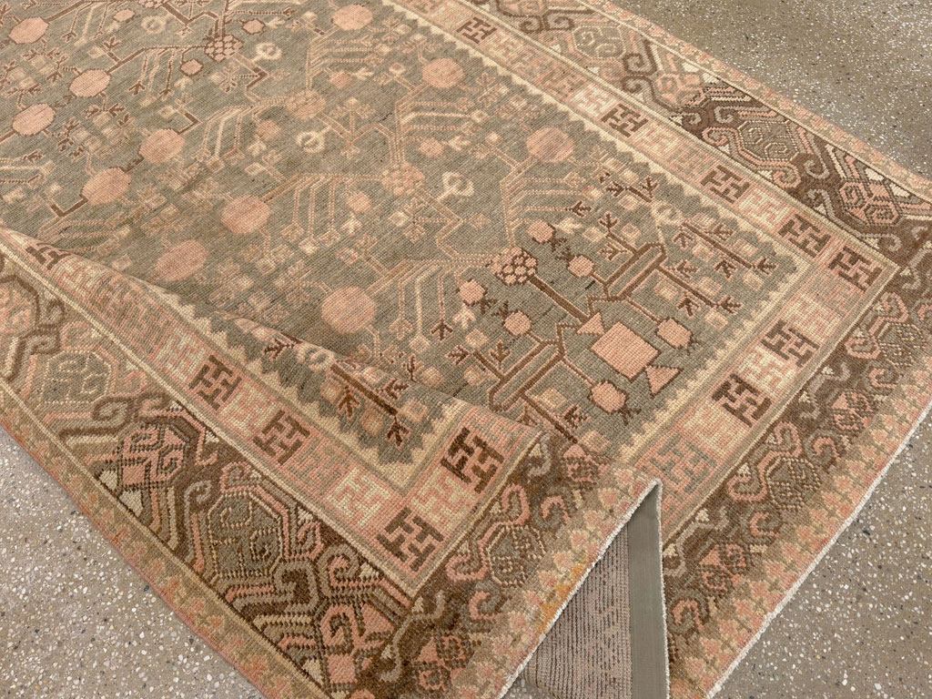 Vintage East Turkestan Khotan Gallery Carpet, No.17880 - Galerie Shabab