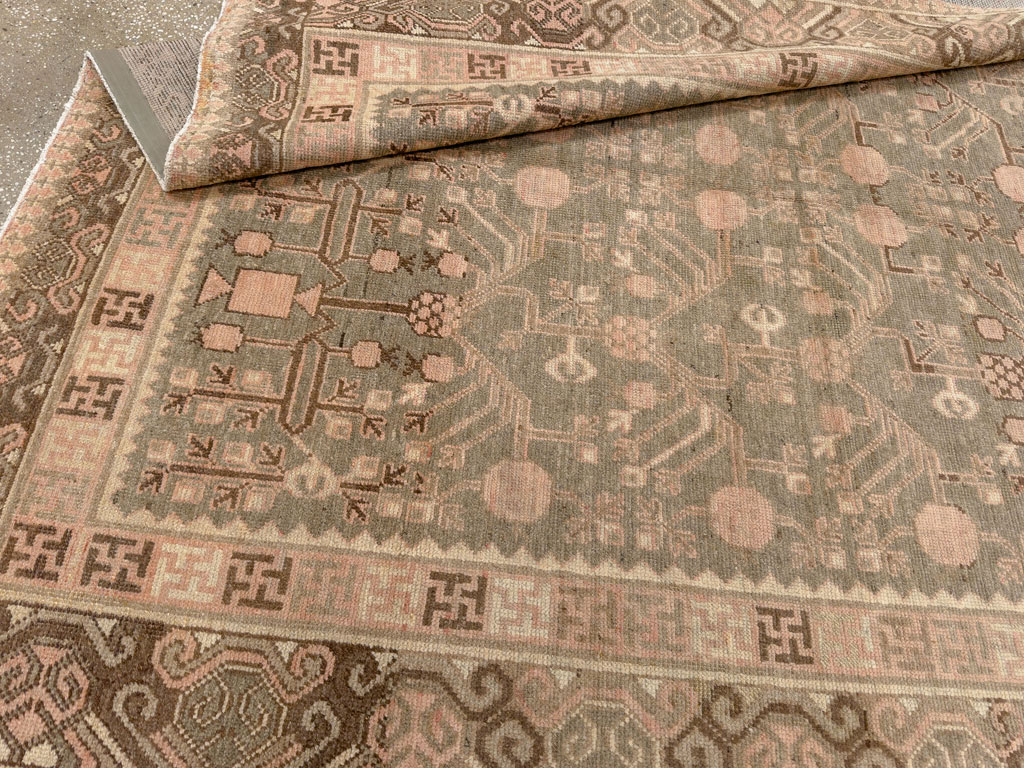 Vintage East Turkestan Khotan Gallery Carpet, No.17880 - Galerie Shabab