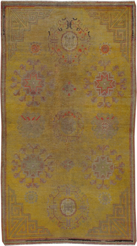 Vintage East Turkestan Khotan Rug, No.17883 - Galerie Shabab