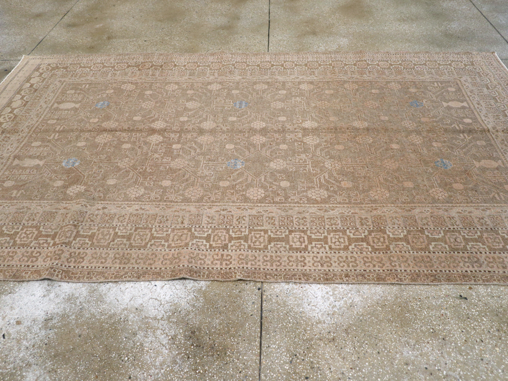 Vintage East Turkestan Khotan Carpet, No.17886 - Galerie Shabab