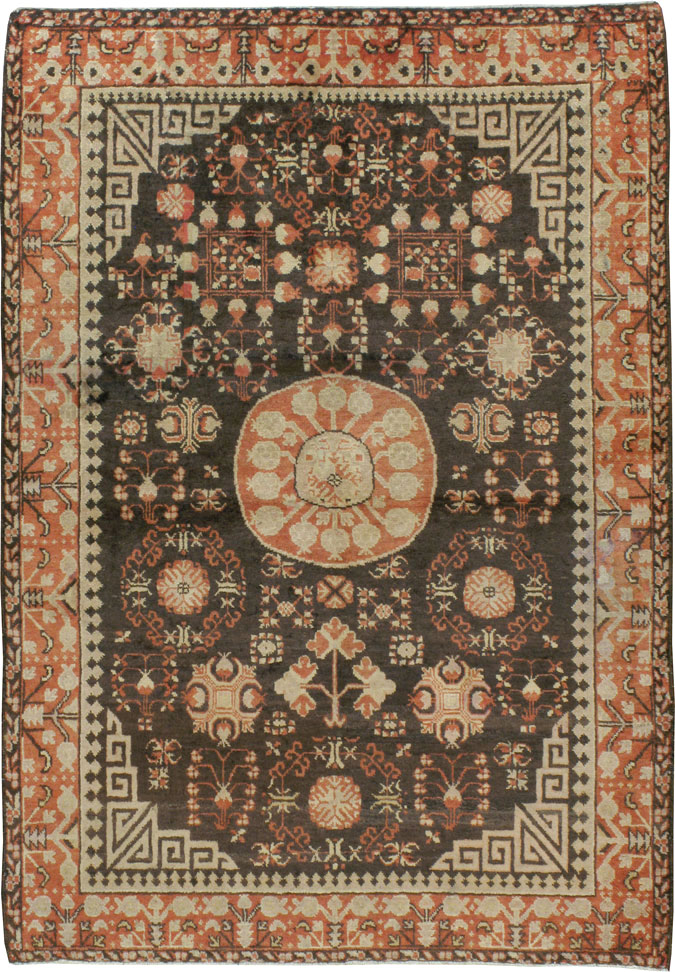 Antique East Turkestan Khotan Rug, No.17893 - Galerie Shabab