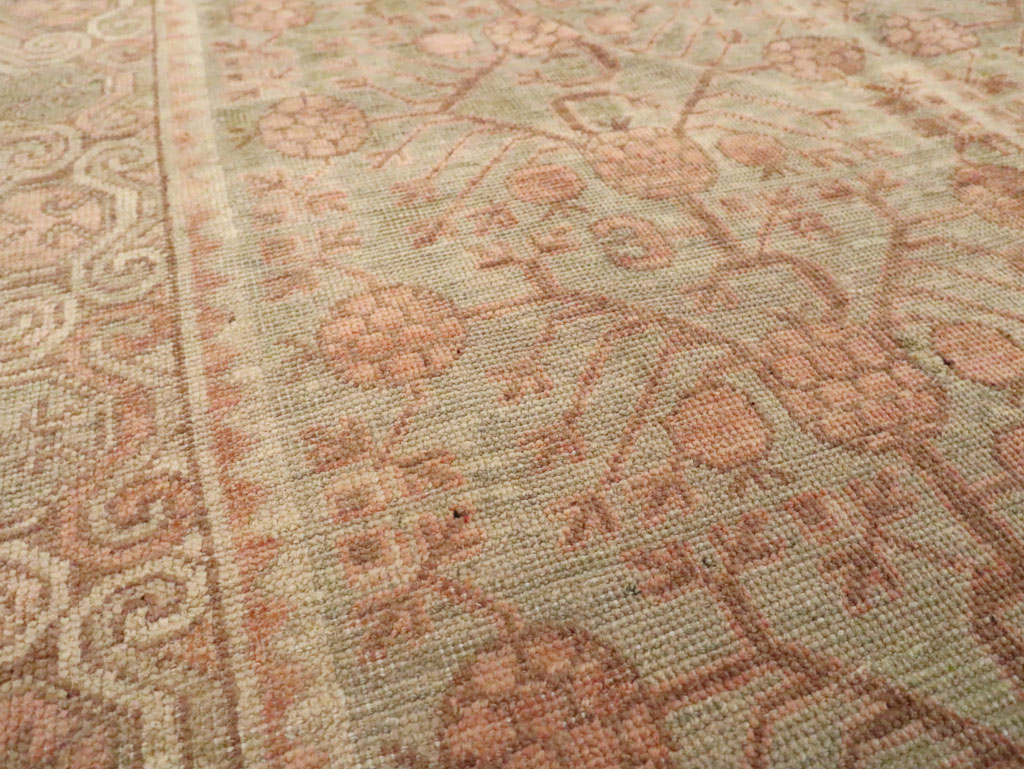 Vintage East Turkestan Khotan Carpet, No.17895 - Galerie Shabab