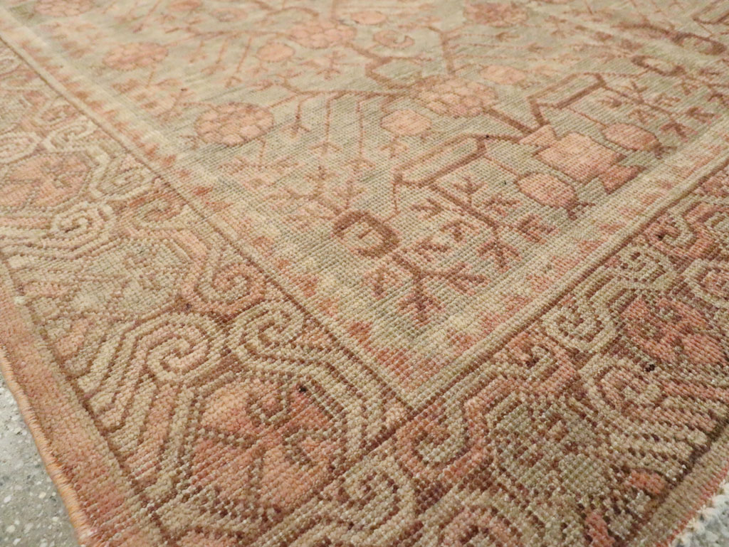 Vintage East Turkestan Khotan Carpet, No.17895 - Galerie Shabab