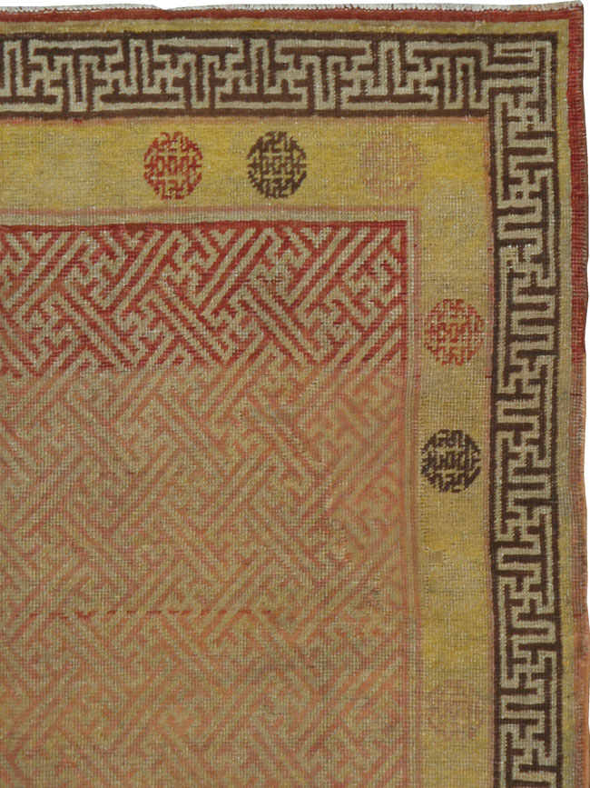 Vintage East Turkestan Khotan Rug, No.17898 - Galerie Shabab