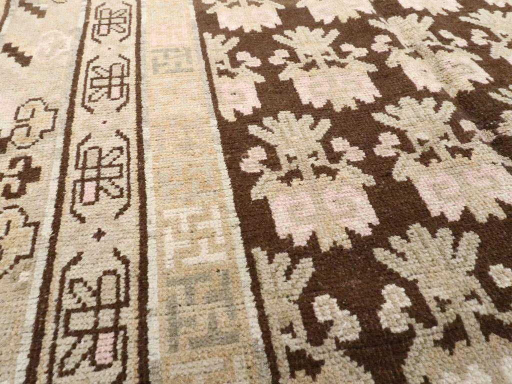 Vintage East Turkestan Khotan Carpet, No.17902 - Galerie Shabab
