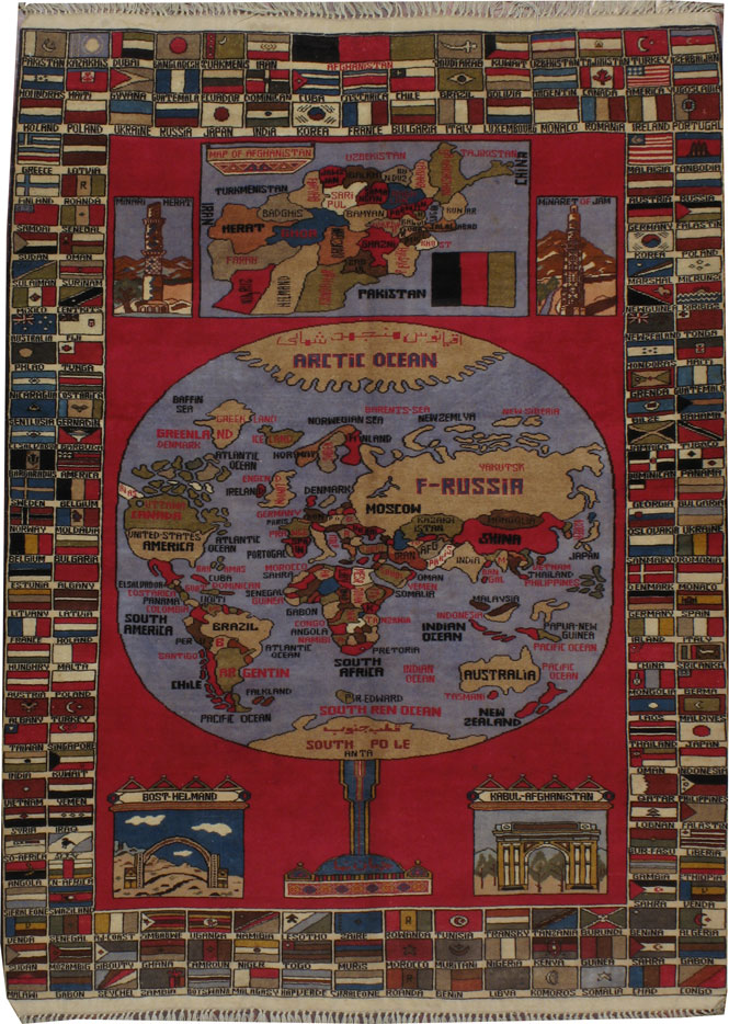 A Baluch Map Rug, No.17907 - Galerie Shabab