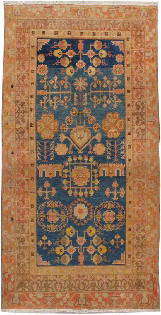 Antique Khotan Carpet, No.17908 - Galerie Shabab