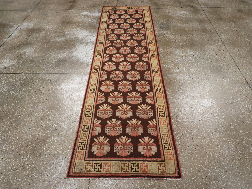 Vintage East Turkestan Khotan Runner, No.17909 - Galerie Shabab