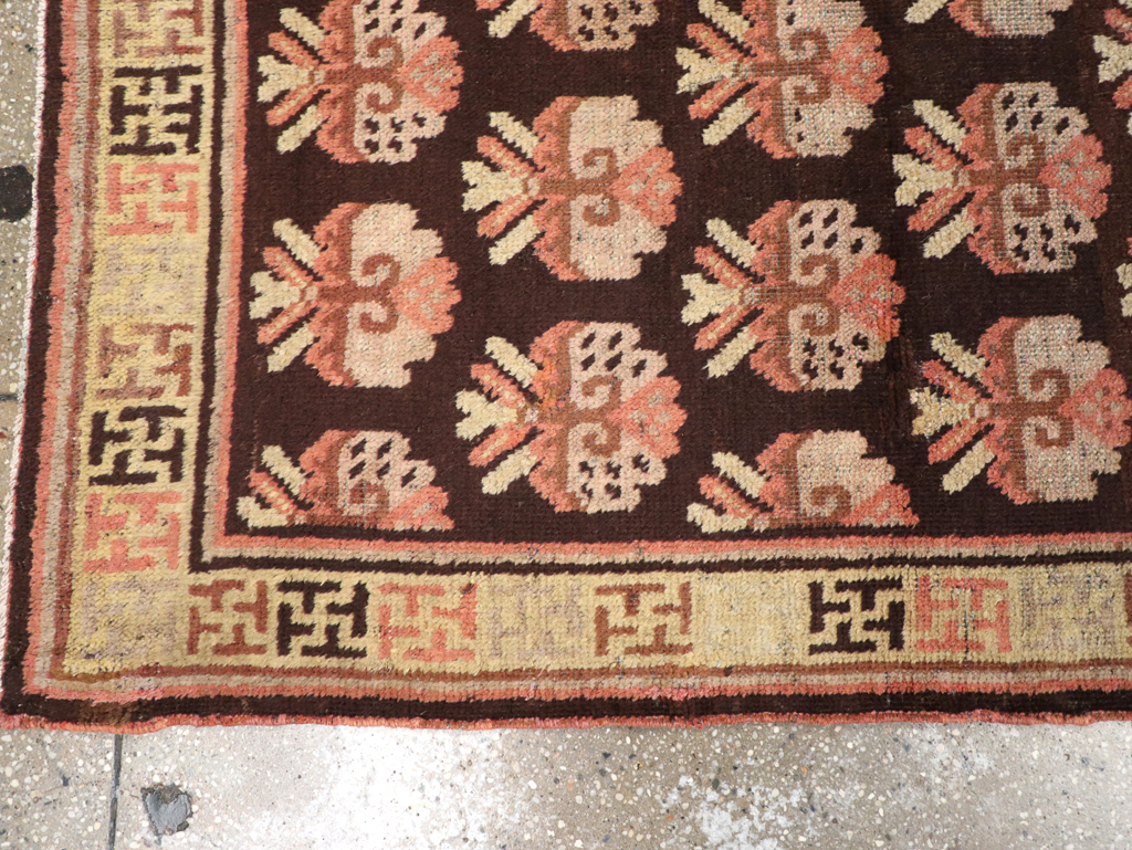 Vintage East Turkestan Khotan Runner, No.17909 - Galerie Shabab
