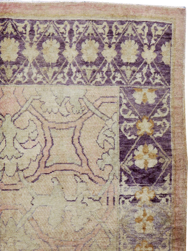 Vintage East Turkestan Samarkand Rug, No.17912 - Galerie Shabab