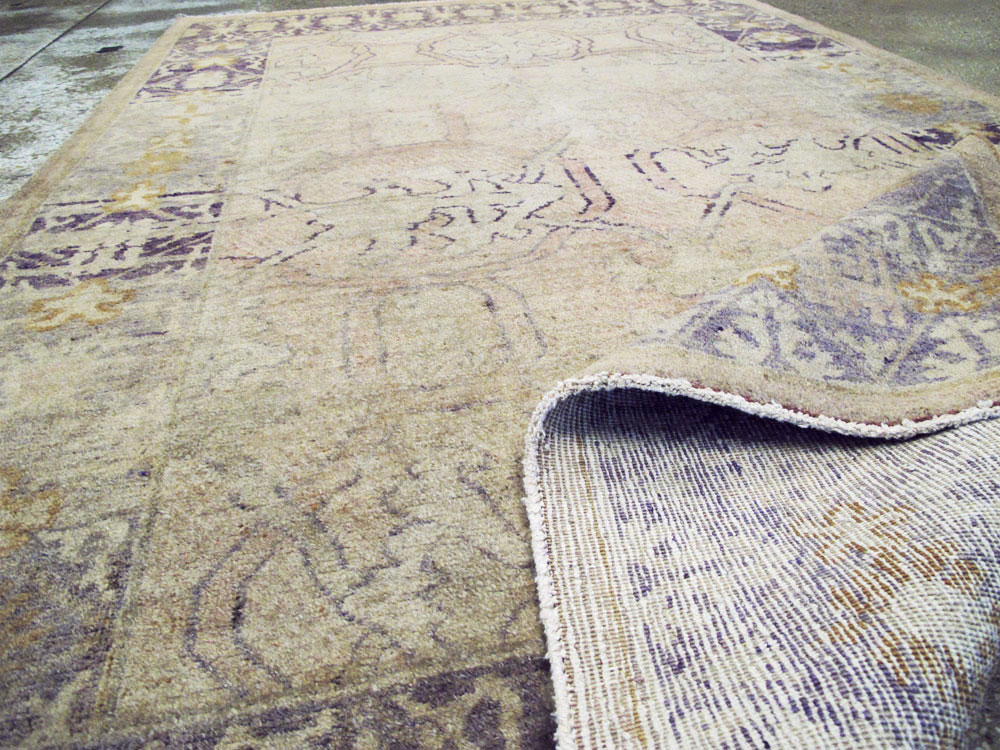 Vintage East Turkestan Samarkand Rug, No.17912 - Galerie Shabab