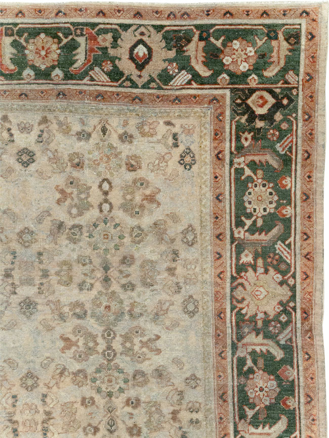 Antique Persian Mahal Room Size Carpet, No.17925 - Galerie Shabab
