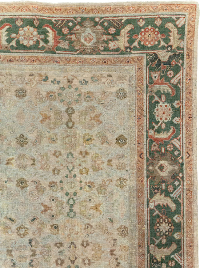 Antique Persian Mahal Room Size Carpet, No.17925 - Galerie Shabab