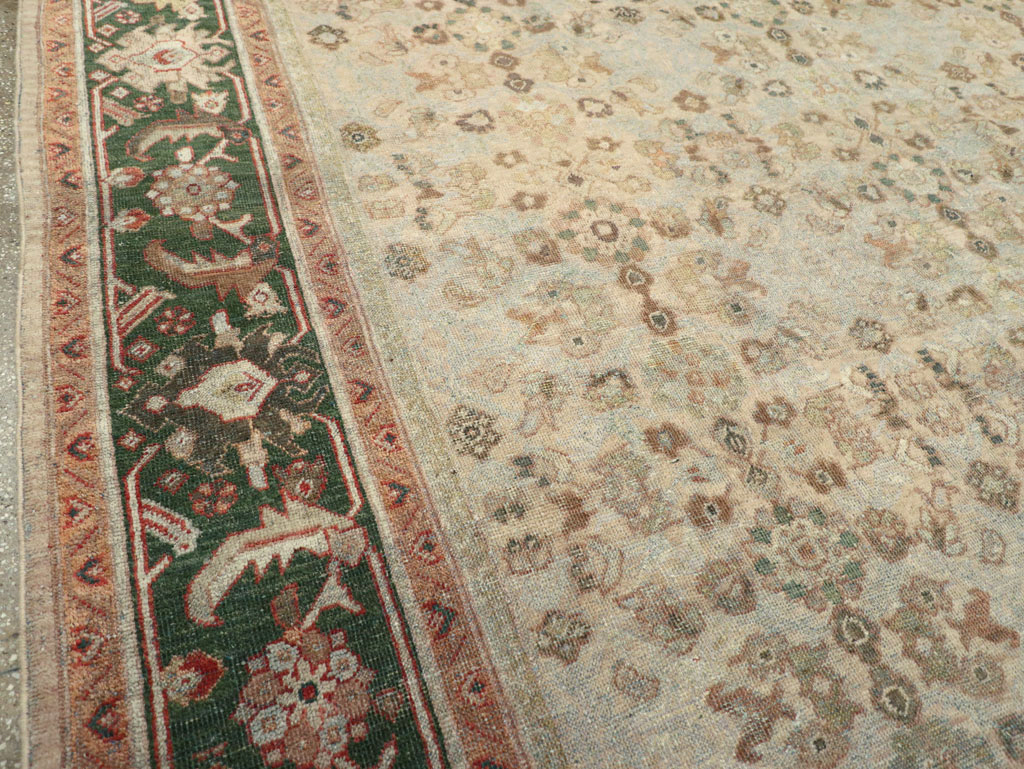 Antique Persian Mahal Room Size Carpet, No.17925 - Galerie Shabab