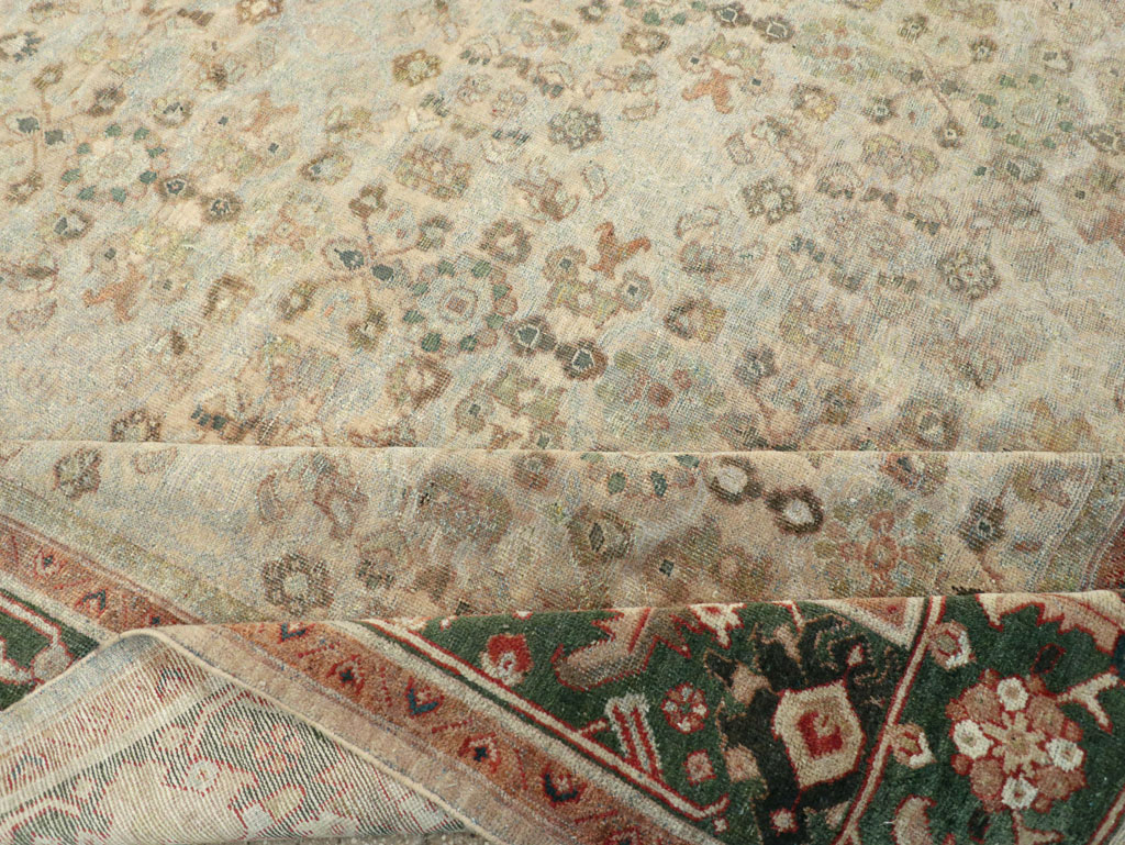 Antique Persian Mahal Room Size Carpet, No.17925 - Galerie Shabab