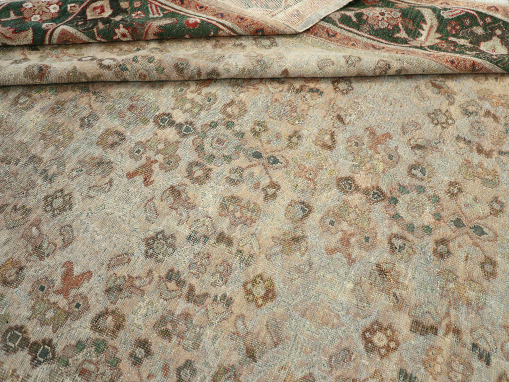 Antique Persian Mahal Room Size Carpet, No.17925 - Galerie Shabab