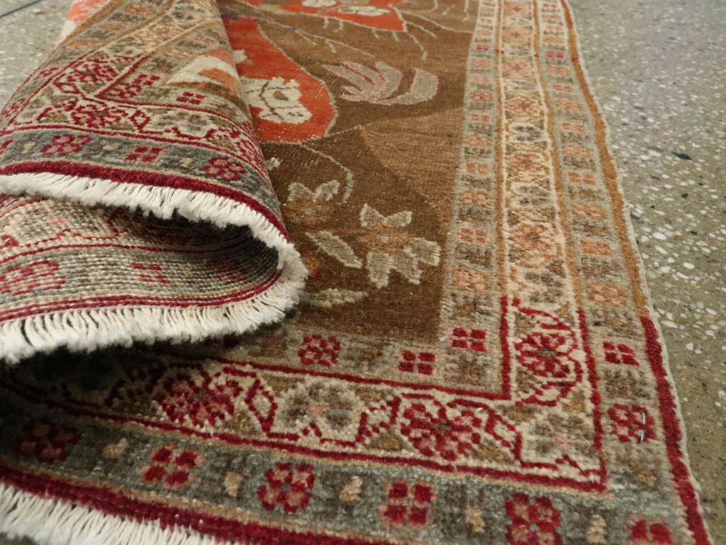 Vintage Persian Tabriz Pictorial Rug, No.17935 - Galerie Shabab