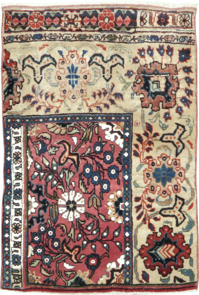 Vintage Persian Bidjar Sampler Rug, No.17937 - Galerie Shabab