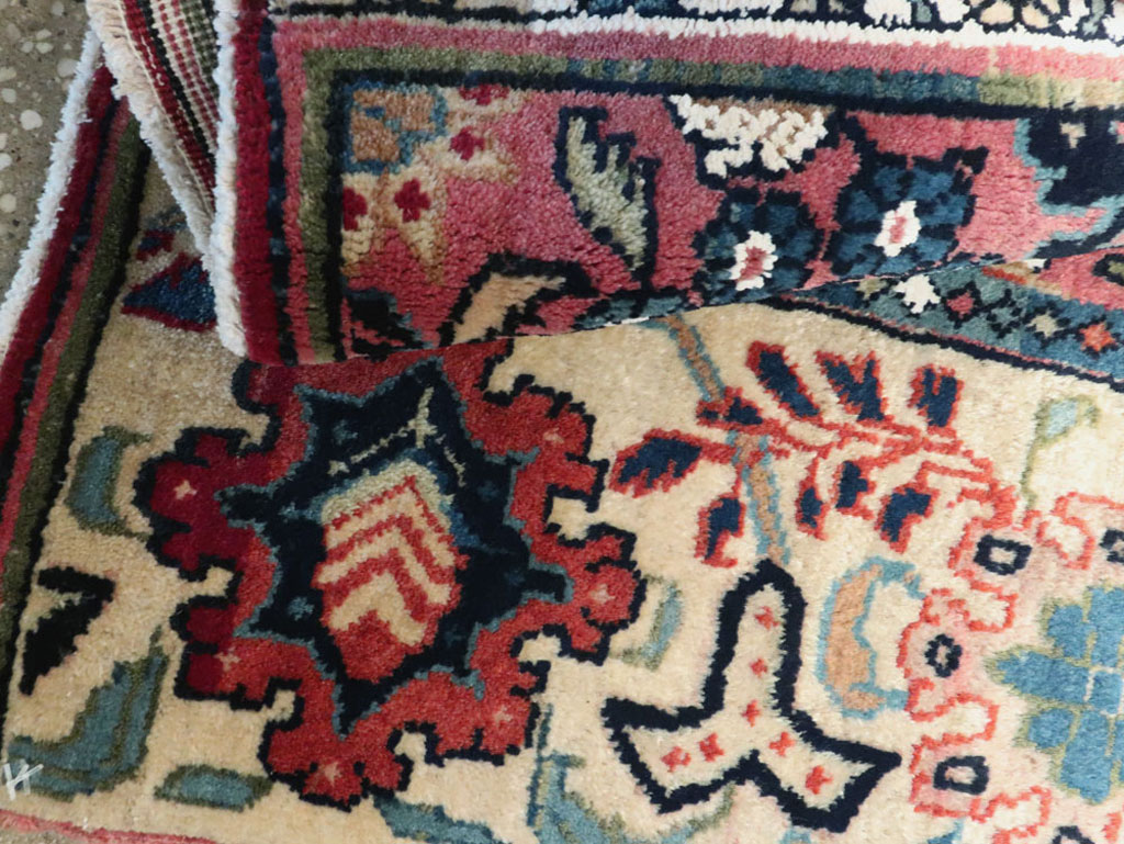 Vintage Persian Bidjar Sampler Rug, No.17937 - Galerie Shabab